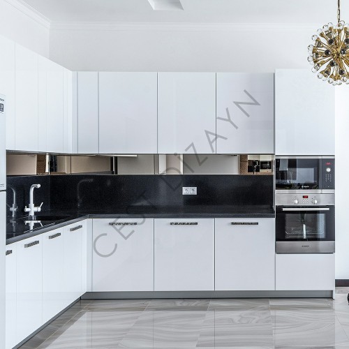 High Gloss Mutfak Dolabı (Metretül)