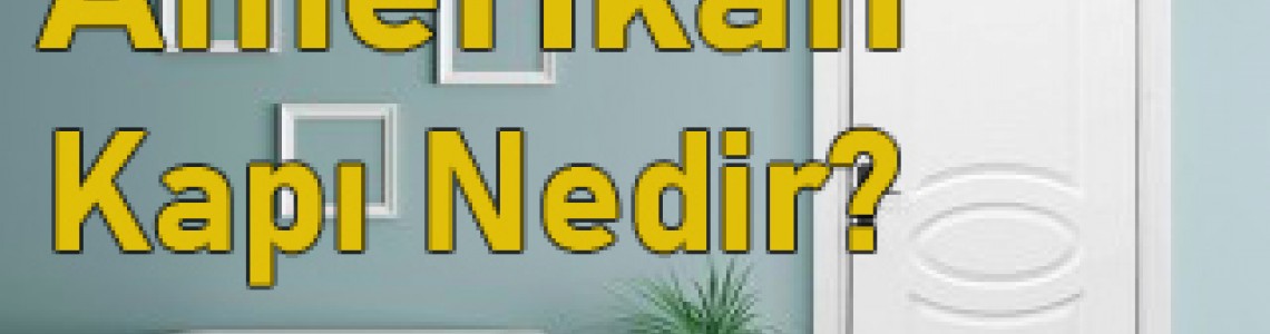 Amerikan Panel Kapı Nedir? Özellikleri Nelerdir?